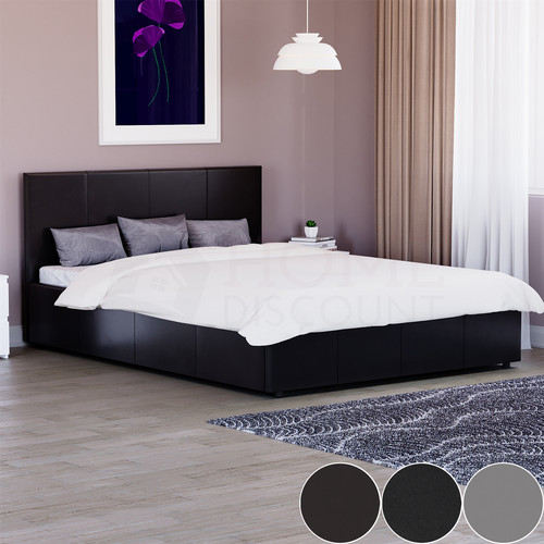 Bed faux leather small - bed,
