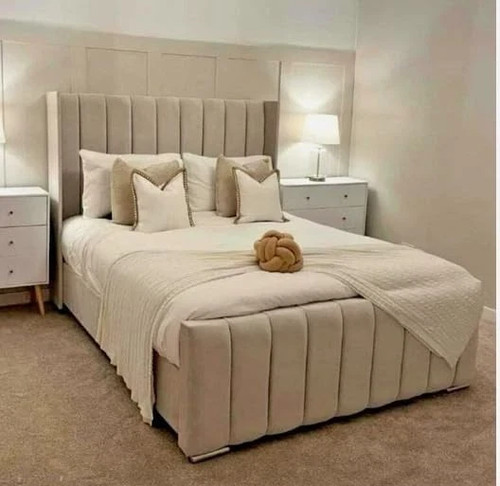 Winged panel bed frame - frame, with