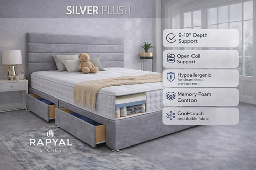 Luxury plush divan bed set - divan,