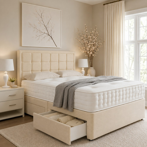 Reinforced divan bed set 54 - bed, 54"