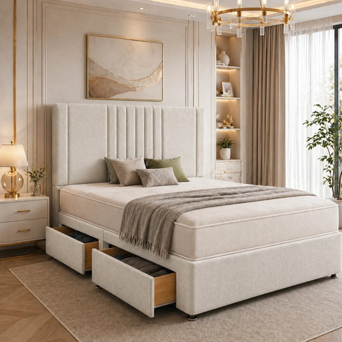 Reinforced divan bed - reinforced,