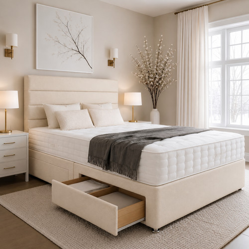 Reinforced divan bed - reinforced,