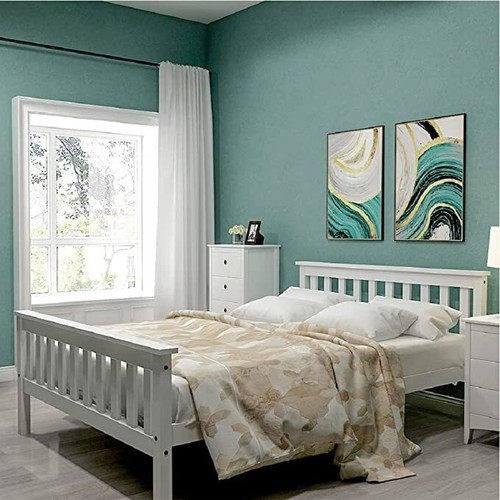 Wooden bed frame - wooden, small