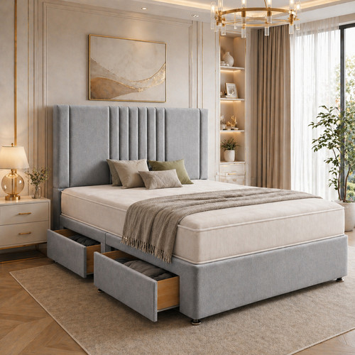 Reinforced divan bed - bed, set