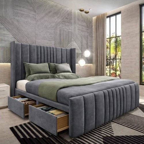 Divan bed with - with, mattress