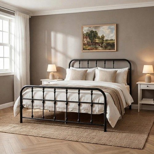 Sturdy 4ft small double - 4ft, metal