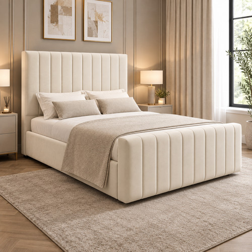 Luxury line panel bed - bed, frame