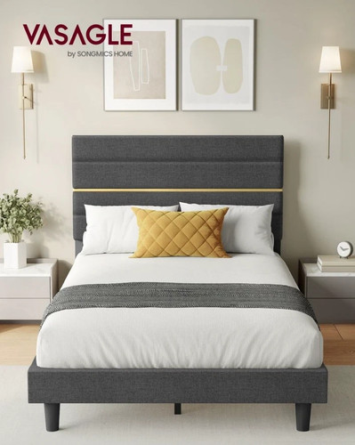 Small double bed frame - bed,