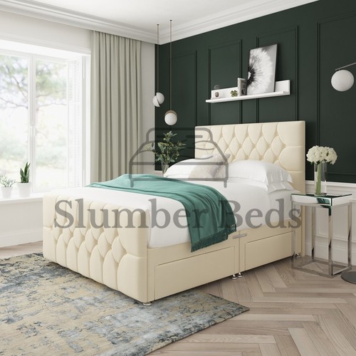 Plush divan bed set with - plush,