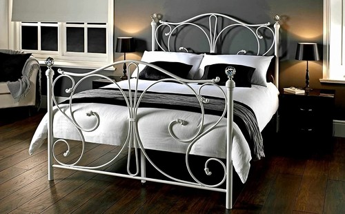 4ft 4ft6 double bed - bed,