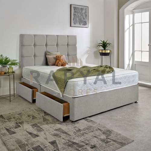 Plush divan bed - divan, set