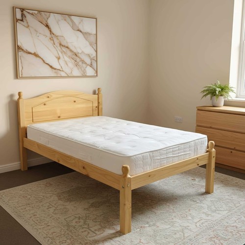 Wooden pine bed - pine, veresi