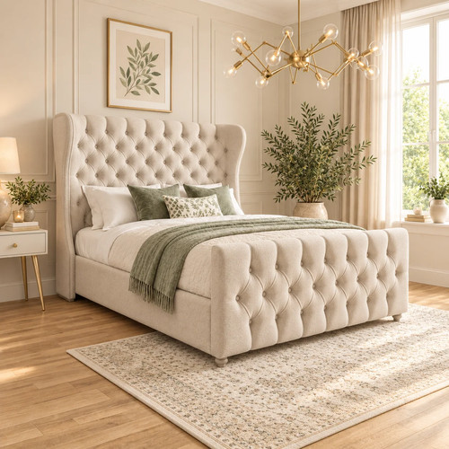 Luxury curved top upholstered - luxury,