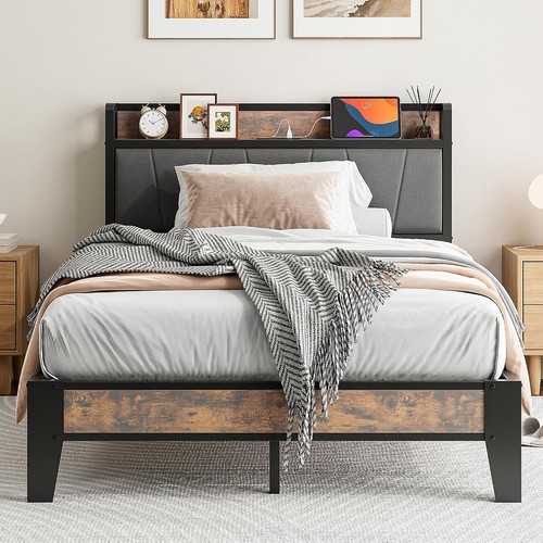 Small double bed frame - bed, with