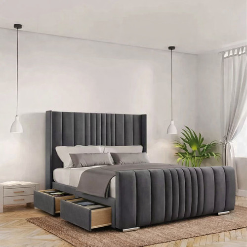 Divan bed with mattress - divan,