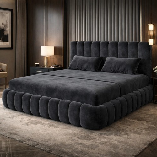 Teddy plush velvet - ottoman, bed