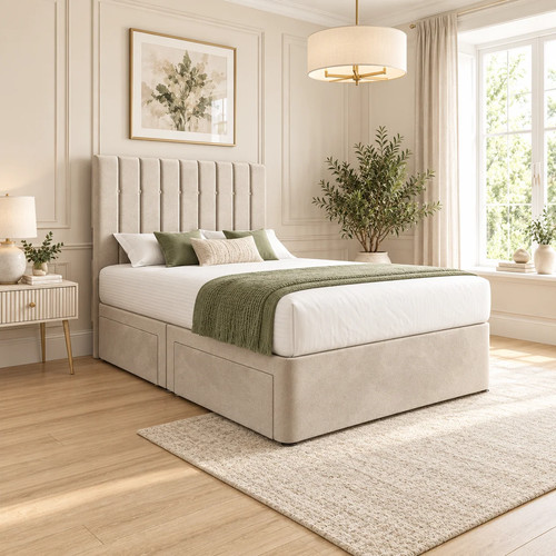Luxury divan bed with - luxury,