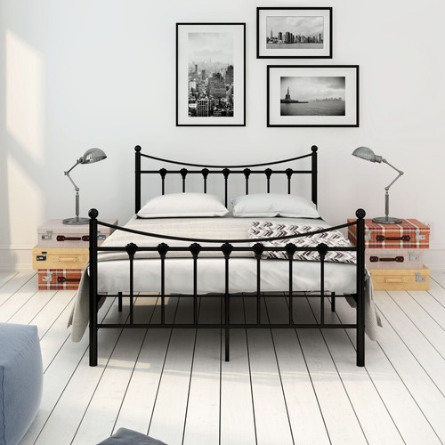 Strong metal bed - metal, 4ft