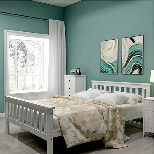 4ft wooden bed frame - bed, small