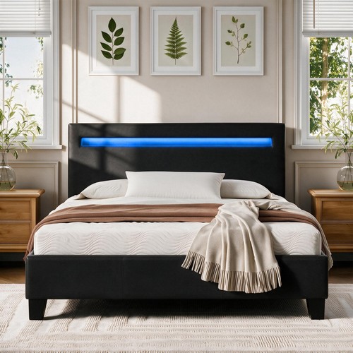 Faux leather modern - leather, frame