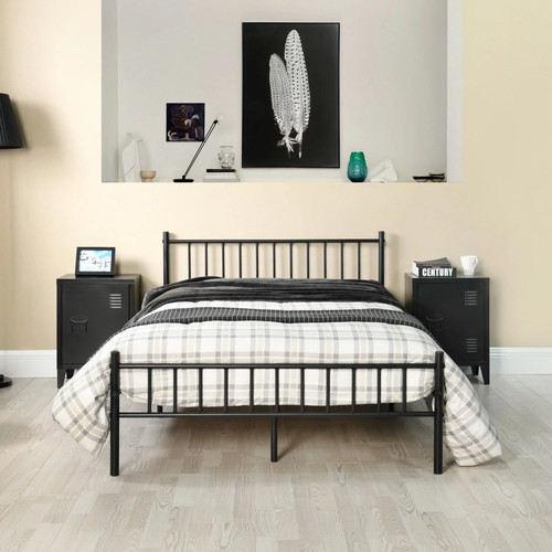Small double bed frame with - bed,