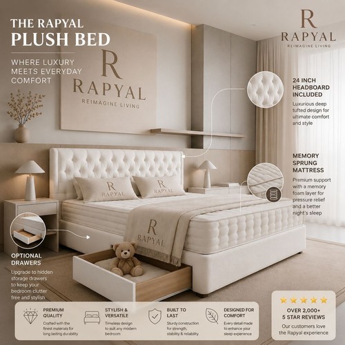 Plush divan bed set - plush,