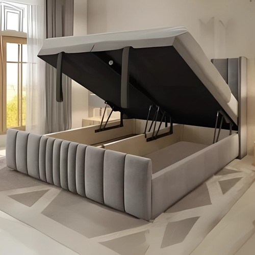 Ottoman divan winged panel bed - ottoman,
