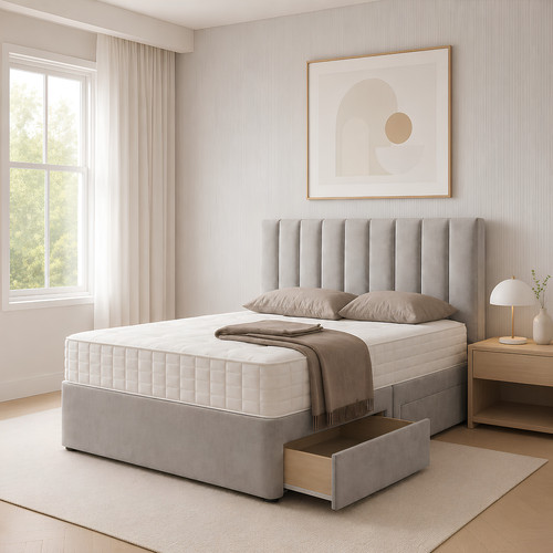 Plush divan bed - plush, set