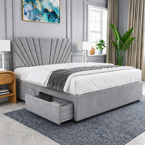 Plush divan bed set with - plush,